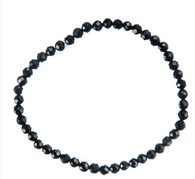 Bracciale Tormalina Nera Sfaccettato