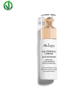 The Perfect Cream Face Booster – Siero viso ultra idratante con Acido Ialuronico e Collagene Vegetale | Effetto Slow Age