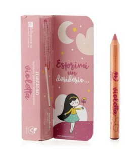 Maticao Violetta,Pesca,Lampone La Saponaria – Balsamo Labbra Temperabile in Legno Sostenibile - Burrocacao Naturale