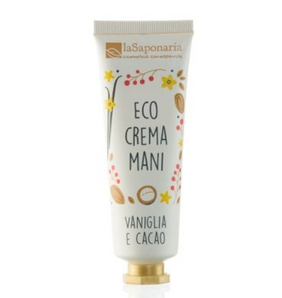 Crema Mani Vaniglia e Cacao La Saponaria – Nutriente & Protettiva con Burro di Cacao e Acido Ialuronico