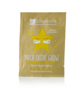 Patch Occhi Glow con Acido Ialuronico La Saponaria – Illuminanti & Idratanti Monouso