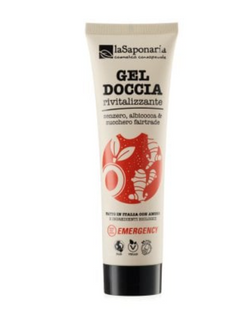 Gel Doccia Rivitalizzante La Saponaria – Energizzante & Lenitivo con Zenzero e Rosa Damascena