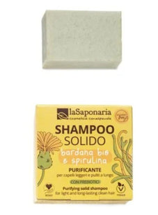 Shampoo solido purificante