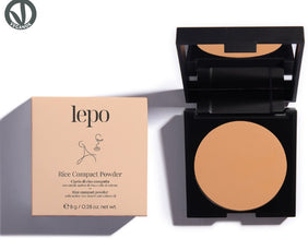 Rice Compact Powder - Cipria di Riso Compatta Naturale – Finish Mat, Ricaricabile & Vegan