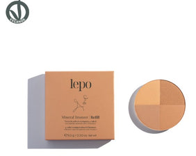Refill Mineral Bronzer – Ricarica Terra Minerale Compatta 4 Colori con Pigmenti Puri e Vitamina E